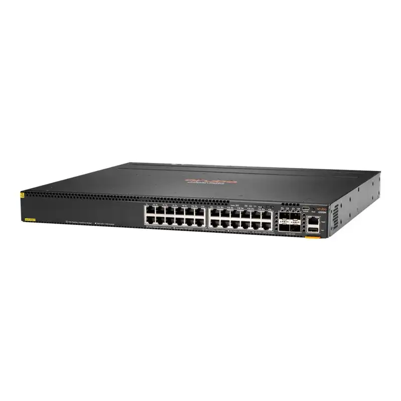 HPE Aruba 6300M - Commutateur - C3 - Géré - 24 x 10 - 100 - 1000 (PoE+) + 4 x 1 Gigabit - 10 Gigabit - 25 Gi... (JL662A)_1